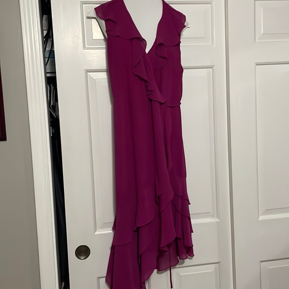 Lulus ruffled wrap women’s dress